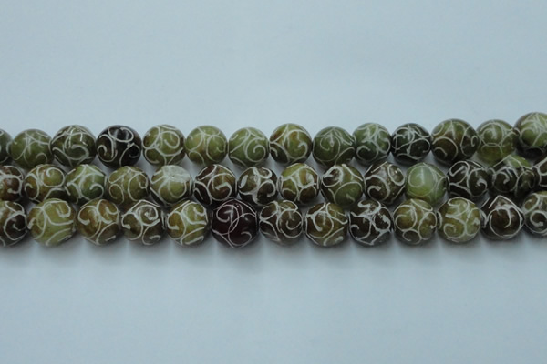 CCJ305 15.5 inches 14mm round China jade beads wholesale