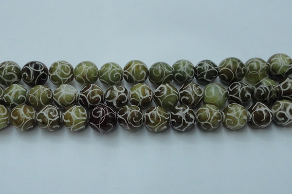 CCJ306 15.5 inches 16mm round China jade beads wholesale
