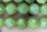 CCJ370 15.5 inches 6mm faceted round China jade beads wholesale