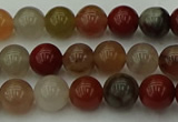 CCJ452 15.5 inches 8mm round colorful jasper beads wholesale