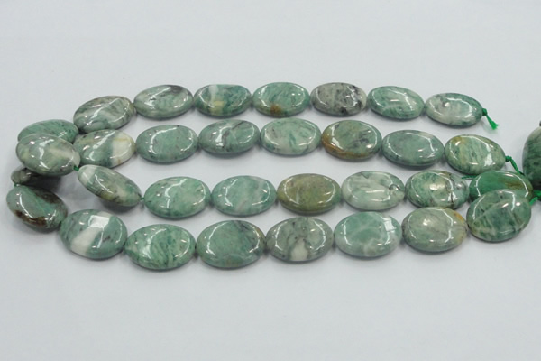 CCJ51 15.5 inches 18*25mm oval African jade gemstone beads
