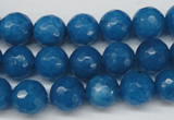 CCN1203 15.5 inches 10mm faceted round candy jade beads wholesale