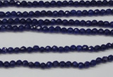 CCN1210 15.5 inches 3mm faceted round candy jade beads wholesale