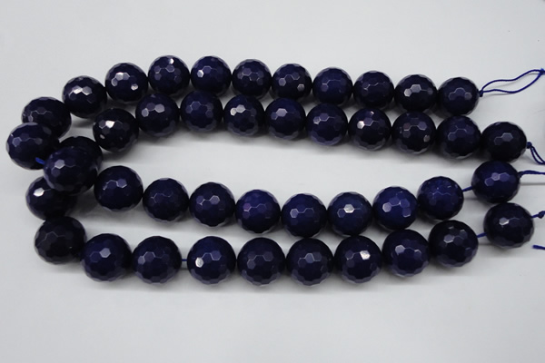 CCN1218 15.5 inches 18mm faceted round candy jade beads wholesale