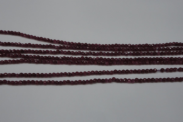 CCN1312 15.5 inches 3mm faceted round candy jade beads wholesale