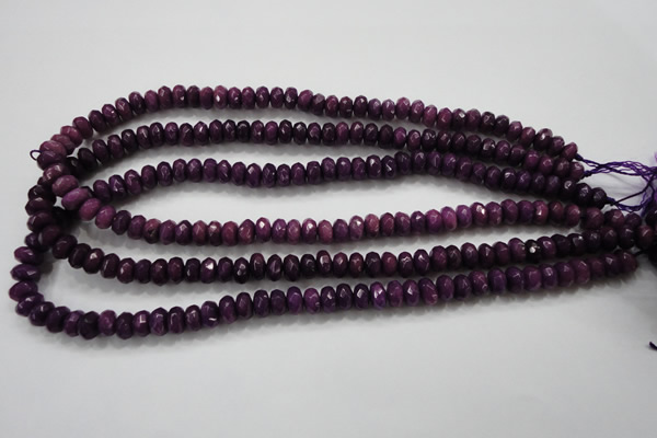 CCN1373 15.5 inches 5*8mm faceted rondelle candy jade beads