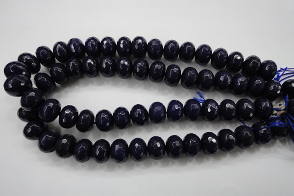CCN1387 15.5 inches 12*16mm faceted rondelle candy jade beads