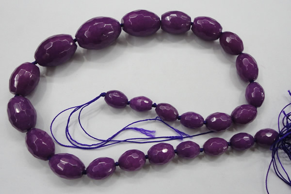 CCN1512 15.5 inches 10*14mm – 20*30mm faceted rice candy jade beads