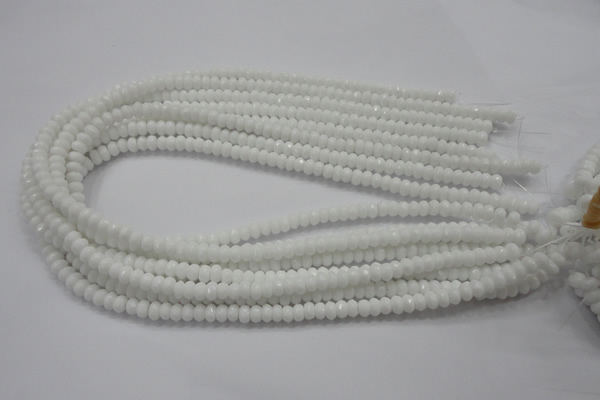 CCN1592 15.5 inches 4*6mm faceted rondelle candy jade beads