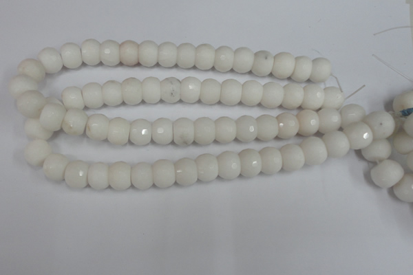 CCN160 15.5 inches 12*16mm faceted rondelle candy jade beads