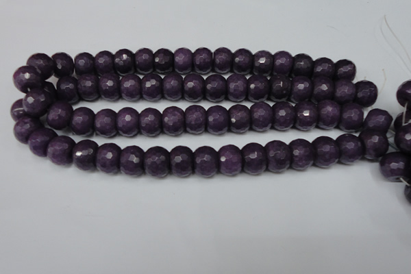 CCN169 15.5 inches 12*16mm faceted rondelle candy jade beads