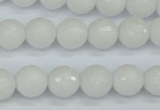 CCN1803 15 inches 10mm faceted round candy jade beads wholesale