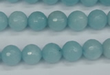 CCN1863 15 inches 10mm faceted round candy jade beads wholesale