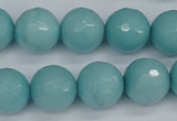 CCN1865 15 inches 14mm faceted round candy jade beads wholesale