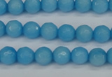 CCN1872 15 inches 8mm faceted round candy jade beads wholesale