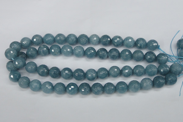 CCN1915 15 inches 14mm faceted round candy jade beads wholesale