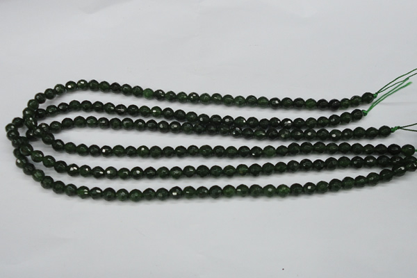 CCN1921 15 inches 6mm faceted round candy jade beads wholesale
