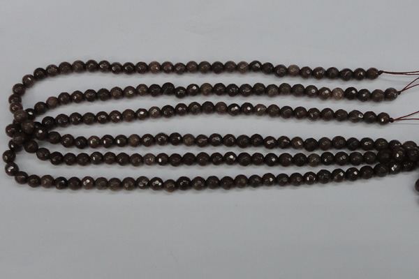 CCN1931 15 inches 6mm faceted round candy jade beads wholesale