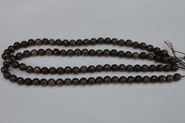CCN1932 15 inches 8mm faceted round candy jade beads wholesale