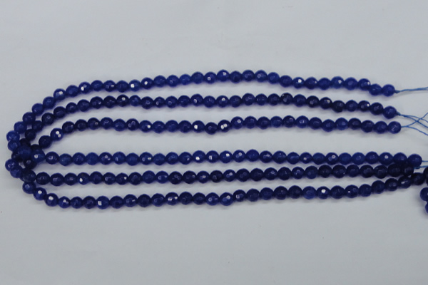 CCN1960 15 inches 4mm faceted round candy jade beads wholesale