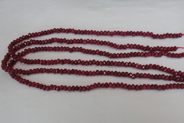 CCN1988 15 inches 3*5mm faceted rondelle candy jade beads wholesale