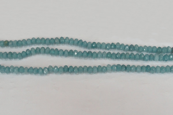CCN2000 15 inches 3*5mm faceted rondelle candy jade beads wholesale