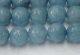 CCN2020 15 inches 14mm faceted round candy jade beads wholesale