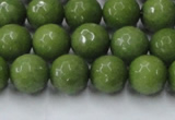CCN2039 15 inches 10mm faceted round candy jade beads wholesale