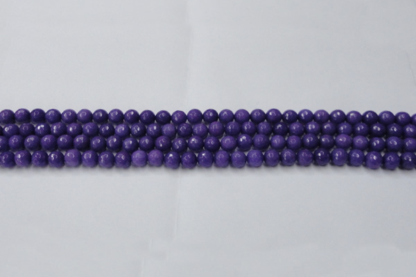 CCN2057 15 inches 4mm faceted round candy jade beads wholesale