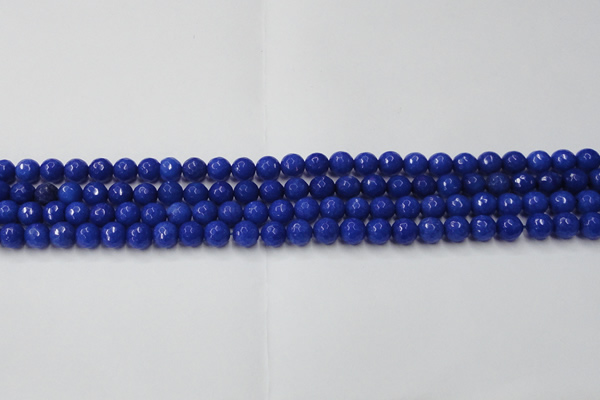 CCN2064 15 inches 4mm faceted round candy jade beads wholesale