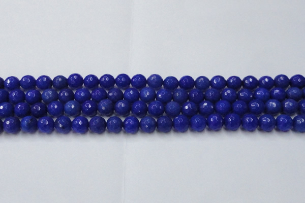 CCN2067 15 inches 10mm faceted round candy jade beads wholesale