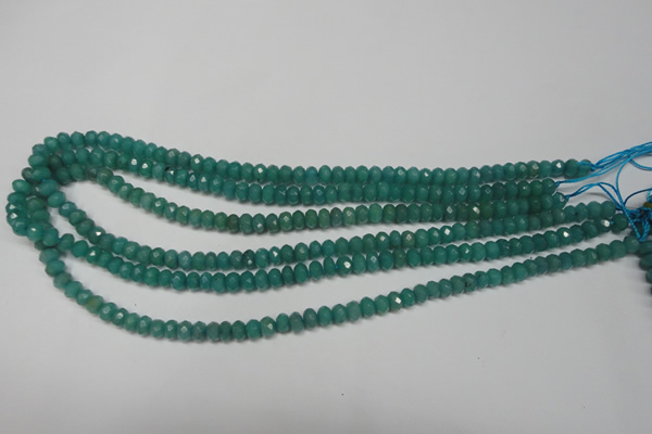 CCN2100 15.5 inches 4*6mm faceted rondelle candy jade beads