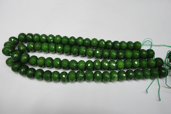 CCN2108 15.5 inches 6*10mm faceted rondelle candy jade beads