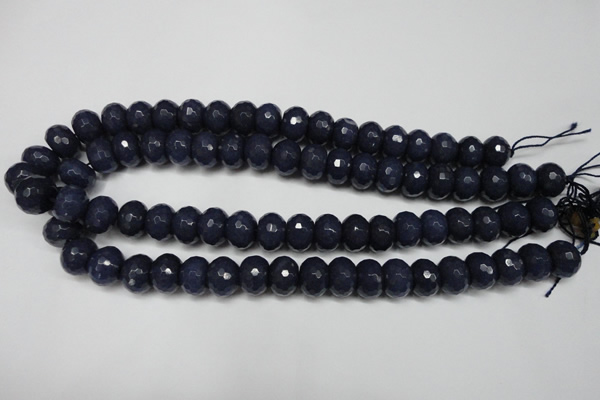 CCN2116 15.5 inches 10*14mm faceted rondelle candy jade beads