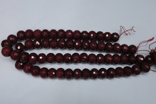 CCN2137 15.5 inches 12*16mm faceted rondelle candy jade beads