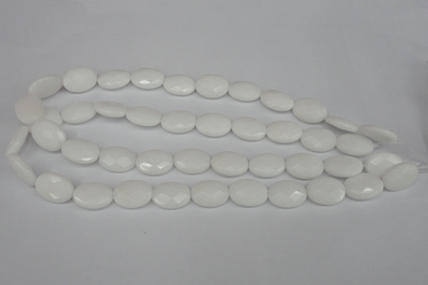 CCN2200 15.5 inches 13*18mm faceted oval candy jade beads