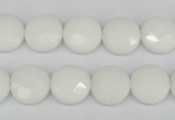 CCN2230 15.5 inches 12mm faceted coin candy jade beads wholesale