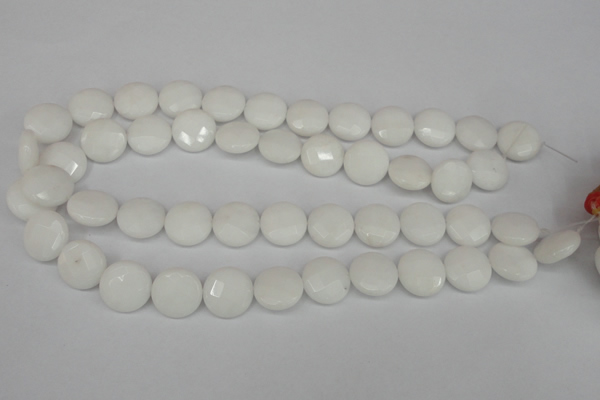 CCN2233 15.5 inches 16mm faceted coin candy jade beads wholesale