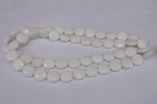 CCN240 15.5 inches 15mm faceted coin candy jade beads wholesale