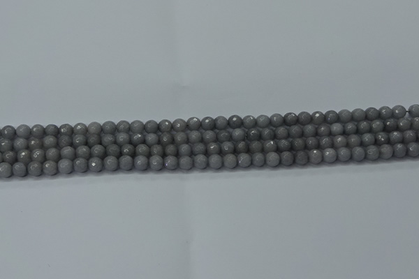 CCN2559 15 inches 6mm faceted round candy jade beads wholesale