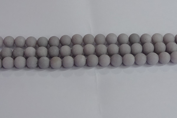 CCN2583 15.5 inches 10mm round matte candy jade beads wholesale
