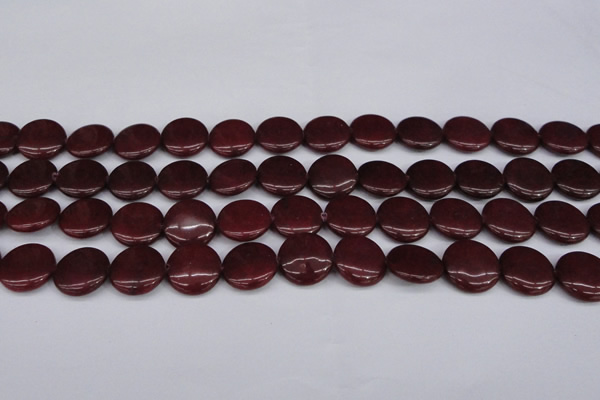 CCN2604 15.5 inches 18mm flat round candy jade beads wholesale