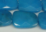 CCN2637 15.5 inches 18*25mm faceted trapezoid candy jade beads
