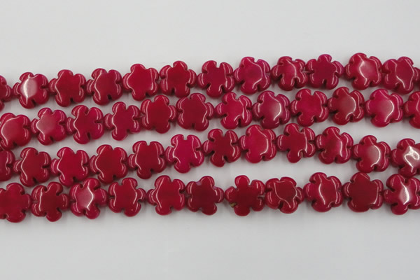 CCN2661 15.5 inches 16mm carved flower candy jade beads wholesale