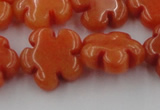 CCN2662 15.5 inches 16mm carved flower candy jade beads wholesale