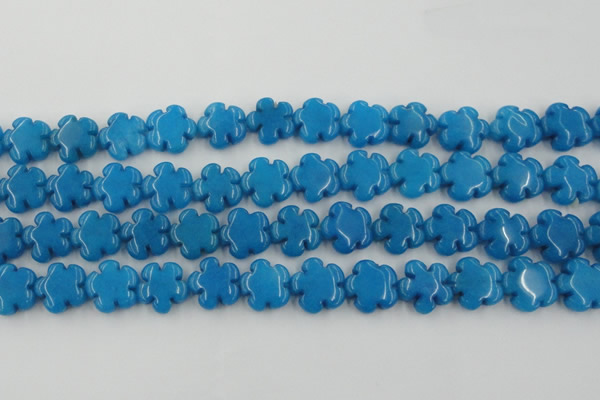 CCN2664 15.5 inches 16mm carved flower candy jade beads wholesale