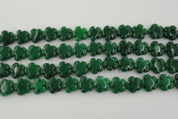 CCN2667 15.5 inches 16mm carved flower candy jade beads wholesale