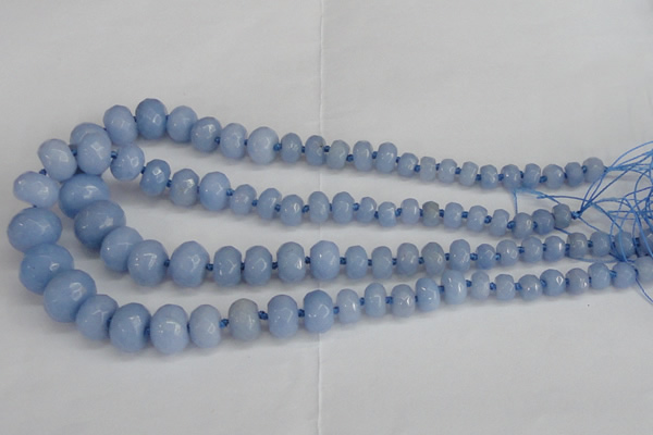 CCN2760 15.5 inches 5*8mm - 12*16mm faceted rondelle candy jade beads