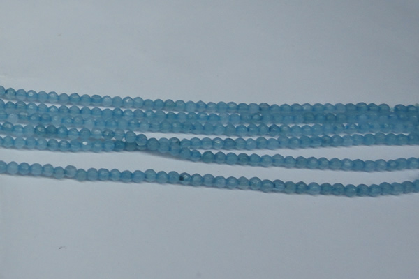 CCN2814 15.5 inches 3mm tiny faceted round candy jade beads