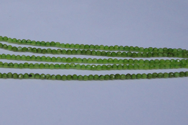 CCN2817 15.5 inches 3mm tiny faceted round candy jade beads